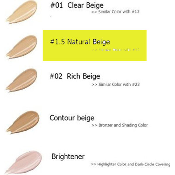 Консилер для маскировки недостатков (New) Cover Perfection Tip Concealer 1.5 Natural (Medium) Beige, SAEM 6,5 г