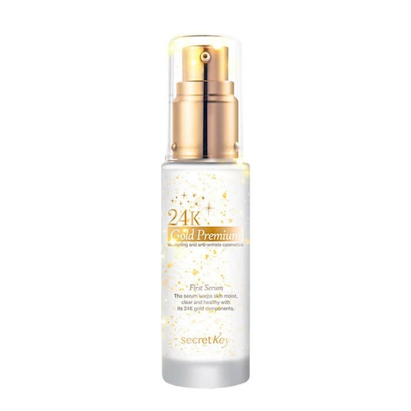 Сыворотка для лица 24K Gold Premium First Serum, SECRET KEY 30 мл