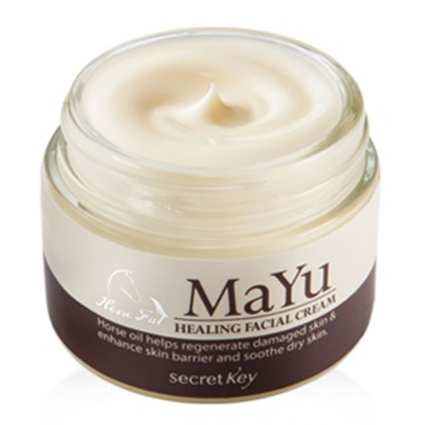 Крем для лица питательный  с лошадиным маслом Mayu Healing Facial Cream, Secret Key 70 г