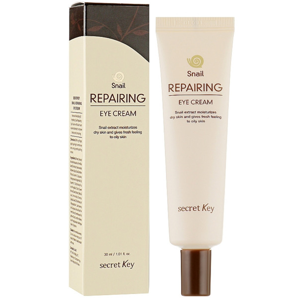 Крем для глаз с муцином улитки Snail Repairing Eye Cream, SECRET KEY 30 г