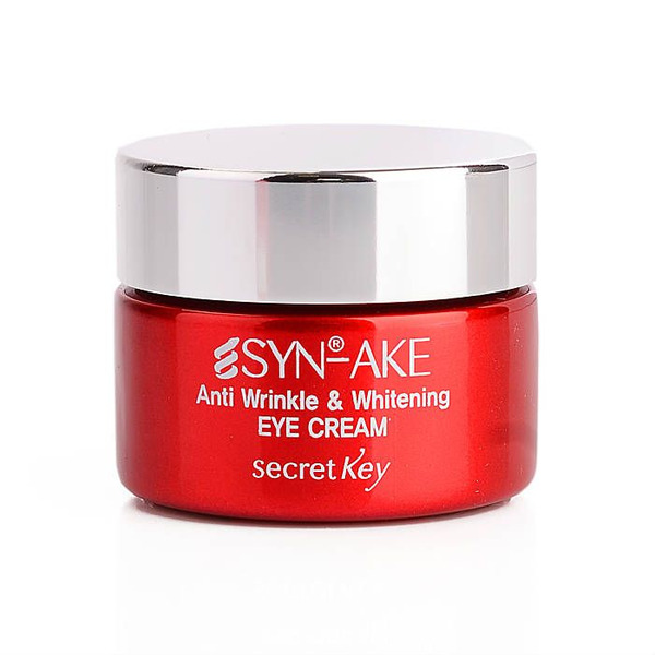 Крем для глаз с пептидом змеиного яда SYN-AKE Anti Wrinkle & Whitening Eye Cream, SECRET KEY 15 г