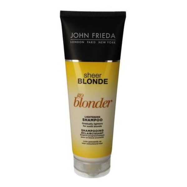 Шампунь  осветляющий для натуральных и мелированных волос Go Blonder  (серия Sheer Blonde)  JOHN FRIEDA, 250 мл