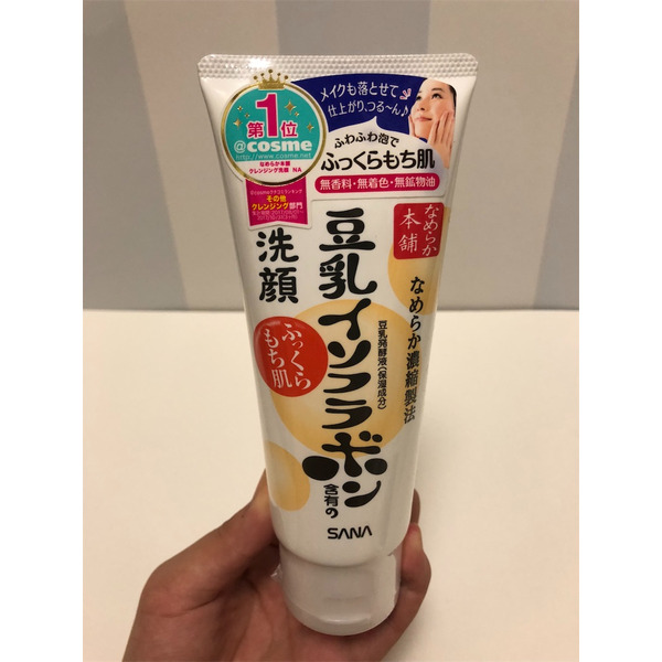 Пенка для умывания и снятия макияжа увлажняющая с изофлавонами сои Soy Milk Moisture Cleansing Wash, SANA, 150 г