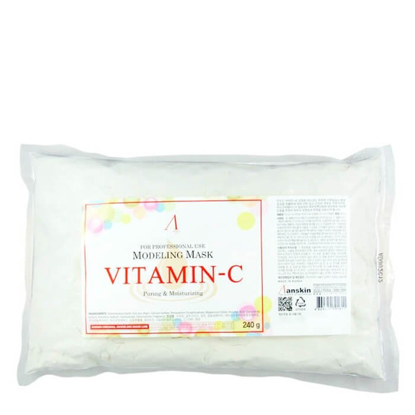 Маска альгинатная с витамином С Vitamin-C Modeling Mask, ANSKIN 240 г (пакет)