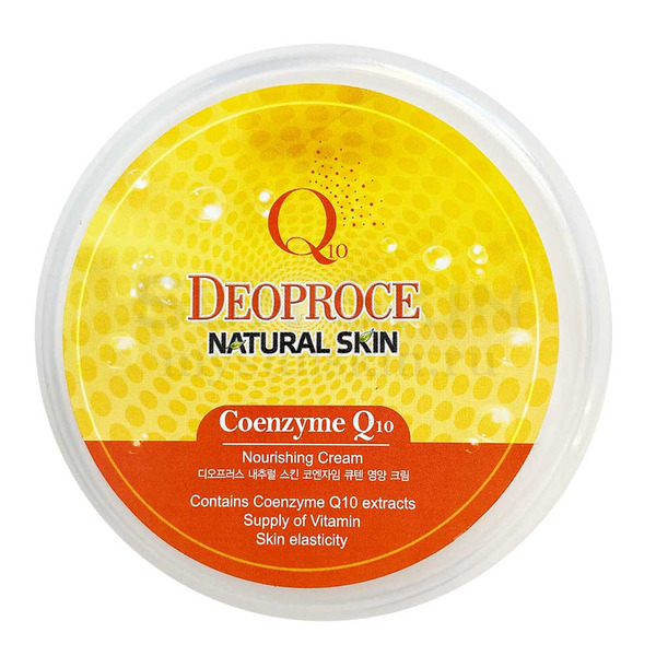 Крем для лица и тела с коэнзимом Q10 Natural Skin Coenzyme Q10 Nourishing Cream, DEOPROCE 100 г