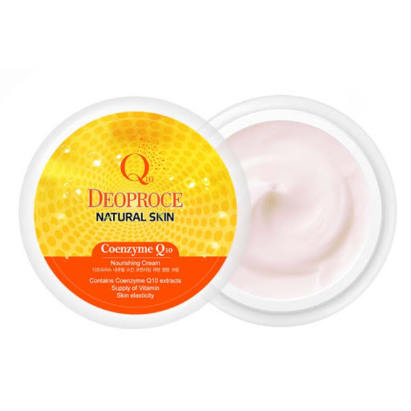 Крем для лица и тела с коэнзимом Q10 Natural Skin Coenzyme Q10 Nourishing Cream, DEOPROCE 100 г