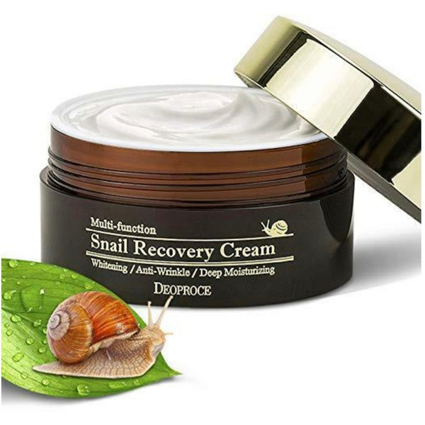 Крем восстанавливающий с муцином улитки Snail Recovery Cream, DEOPROCE 100 г