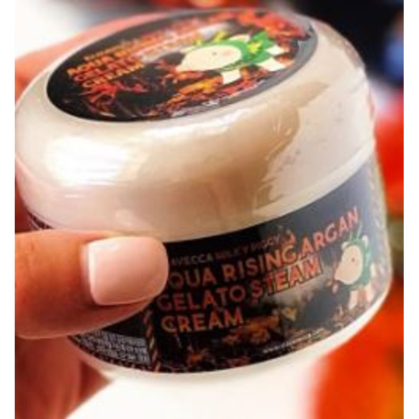 Крем паровой увлажняющий Milky Piggy Aqua Rising Argan Gelato Steam Cream, ELIZAVECCA 100 г