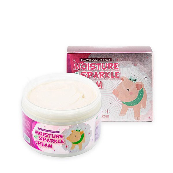 Крем увлажняющий с эффектом сияния Milky Piggy Moisture Sparkle Cream, ELIZAVECCA 100 г