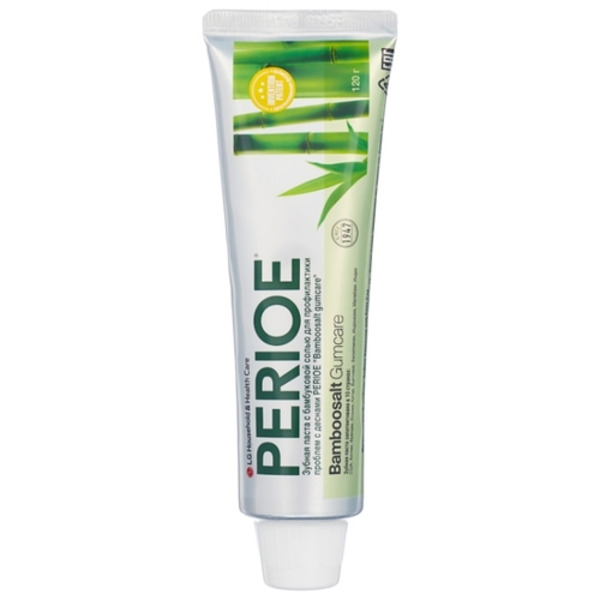 Зубная паста Бамбуковая соль для профилактики болезней десен, Perioe,  LG 120 г