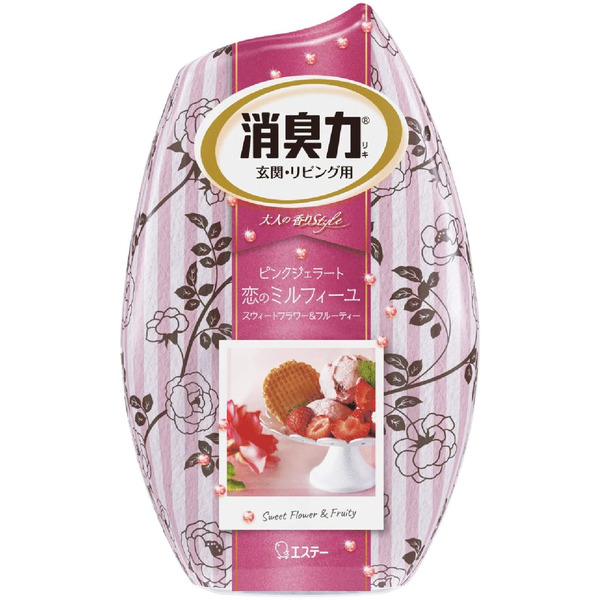Жидкий освежитель воздуха для комнаты SHOSHURIKI с ароматом цветов и сладких фруктов, ST  400 мл