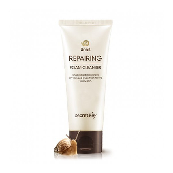 Пенка для умывания с муцином улитки Snail Repairing Foam Cleanser, SECRET KEY   100 мл