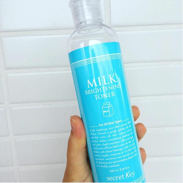 Тоник для лица молочный осветляющий Milk Brightening Toner, SECRET KEY   270 мл