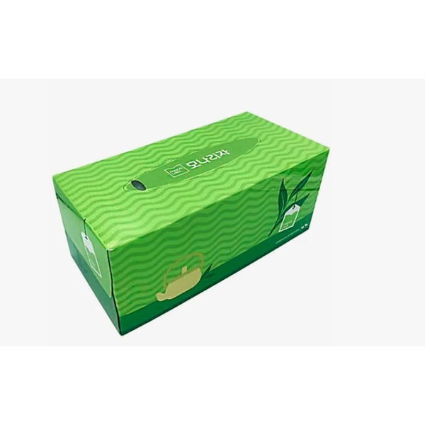 Салфетки для лица с ароматом зеленого чая Bellagio Green Tea, MONALISA 210 шт