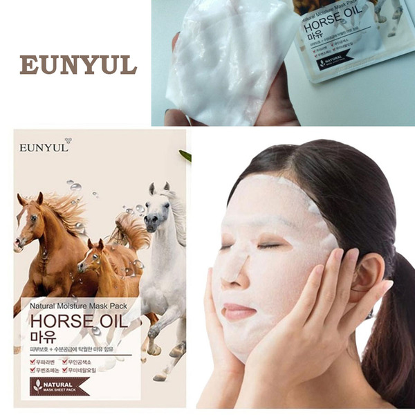 Маска с лошадиным маслом Natural Moisture Mask Pack Horse Oil, EUNYUL   22 мл