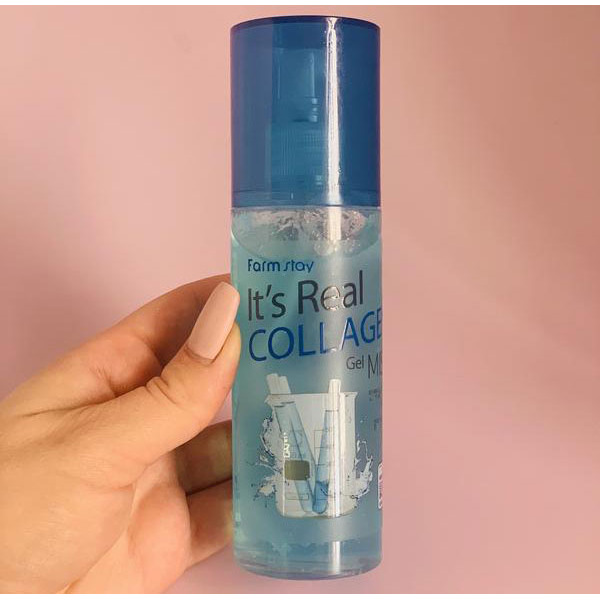 Мист для лица с коллагеном Its Real Gel Mist Collagen, FARMSTAY   120 мл