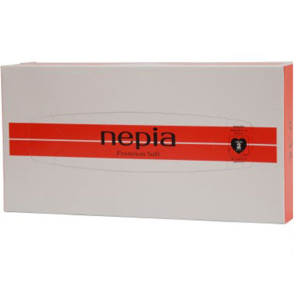 Бумажные двухслойные салфетки Premium Soft, NEPIA  180 шт.