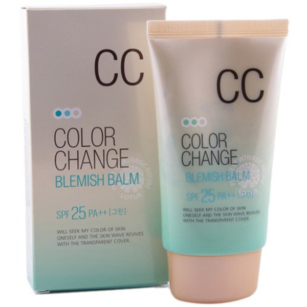 СС крем Lotus Color Change Blemish Balm 25 PA++ WELCOS 50 мл