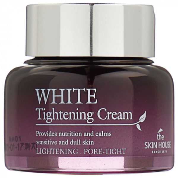 Крем для сужения пор и выравнивания тона лица White Tightening Cream, THE SKIN HOUSE   50 мл