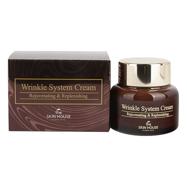 Антивозрастной питательный крем с коллагеном Wrinkle System Cream, THE SKIN HOUSE   50 мл