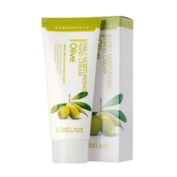 Крем для рук увлажняющий с экстрактом оливы Daily Moisturizing Olive Cream, LEBELAGE  100 мл