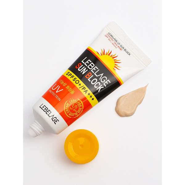 Солнцезащитный крем для лица UV Sun Block SPF50+/PA+++, LEBELAGE   70 мл