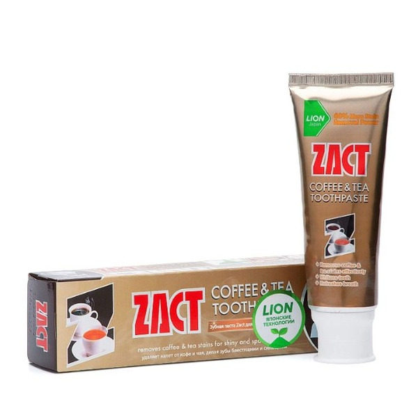 Зубная паста Zact Whitening с отбеливающим эффектом, LION   100 г