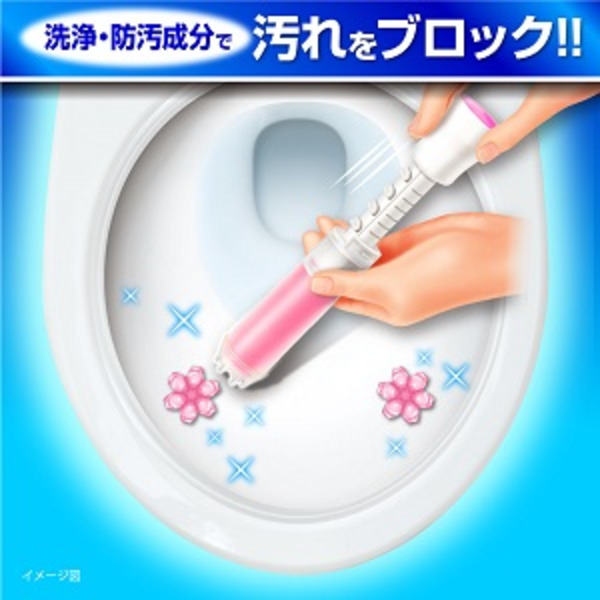 Очищающий и дезодорирующий гель для унитаза с цветочным ароматом, KOBAYASHI 28 г