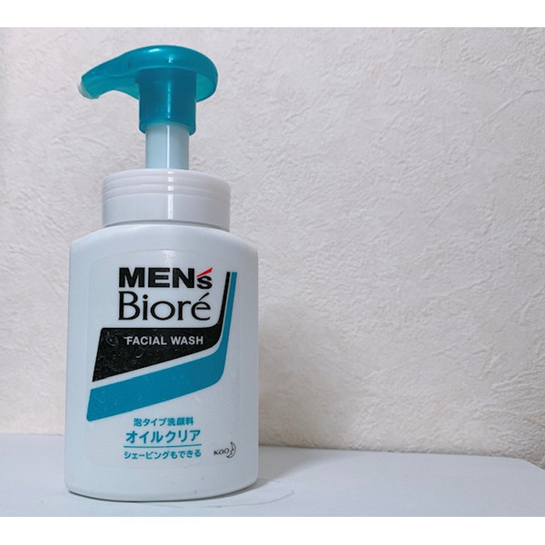Мужская пенка для умывания и бритья с ароматом цитрусовых Mens Biore Facial Wash (диспенсер), KAO  150 мл