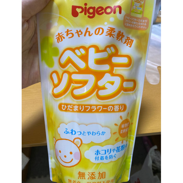 Мягкий кондиционер для детского белья с нежным цветочным ароматом, PIGEON  500 мл (запасной блок)