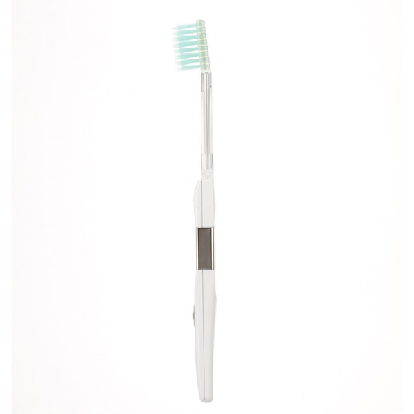 Супер-компактная ионная зубная щетка с фтором (средней жесткости), Hakuba ручка + 1 головка