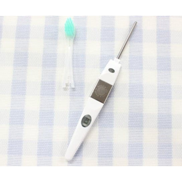 Супер-компактная ионная зубная щетка с фтором (средней жесткости), Hakuba ручка + 1 головка