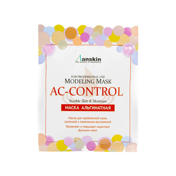 Альгинатная маска для проблемной кожи AC Control Modeling Mask Refill, ANSKIN 25 г (саше)