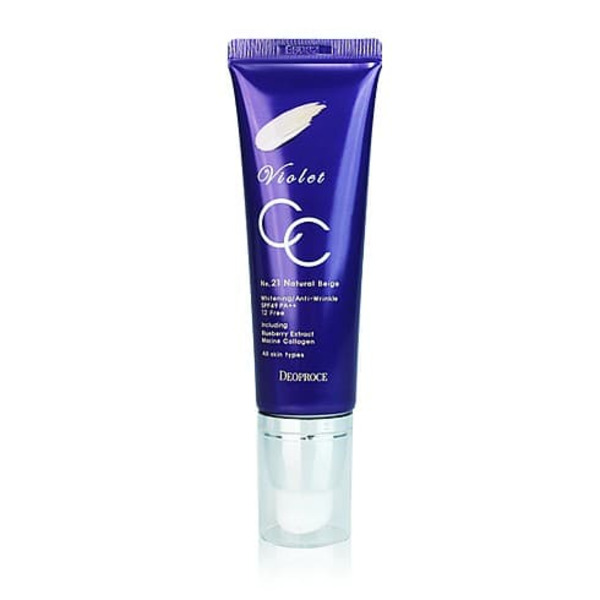 СС-крем Violet CC Cream, тон 13 (светлый беж), DEOPROCE   50 г