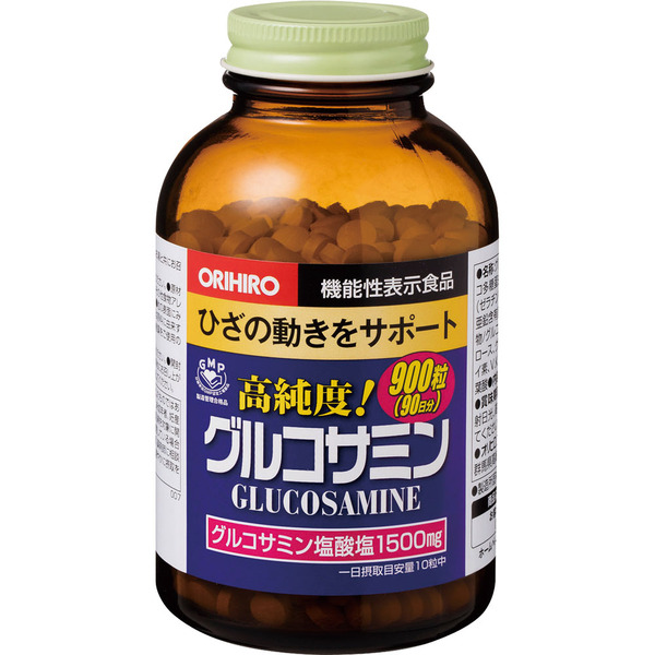 Японский БАД Глюкозамин и хондроитин с витаминами, Orihiro (900 таблеток на 90 дней)