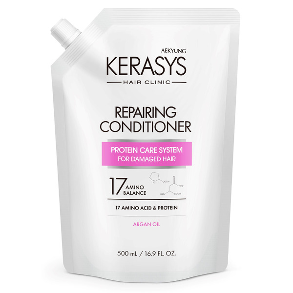 Восстанавливающий кондиционер для волос Damage Care Repairing Conditioner, KERASYS   500 мл (запаска)