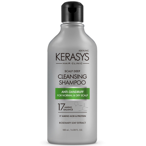 Шампунь для лечения волос Освежающий (уход за сухой и нормальной кожей головы), KERASYS   180 мл