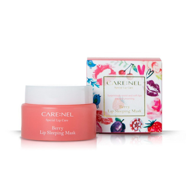 Ночная маска для губ с экстрактами ягод, Berry Lip Night Mask, CARE:NEL, 23 г