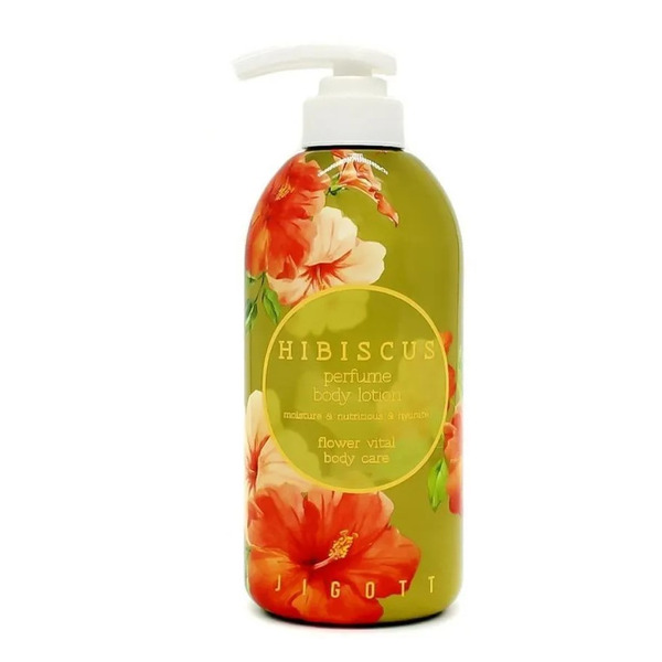 Парфюмированный гель для душа Гибискус, Hibiscus Perfume Body Wash, Jigott, 750 мл 