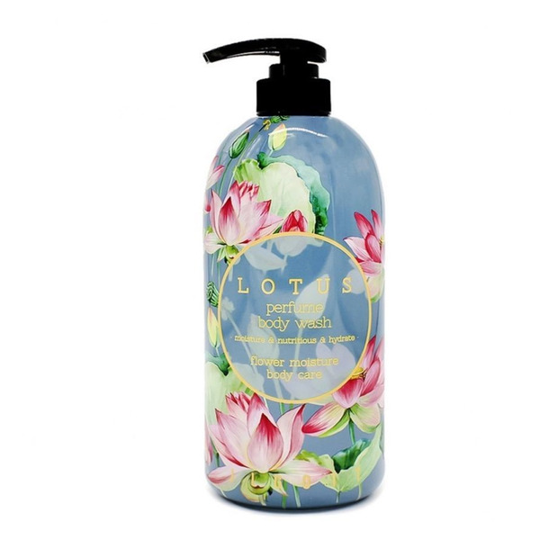 Парфюмированный гель для душа Лотос, Lotus Perfume Body Wash, Jigott, 750 мл