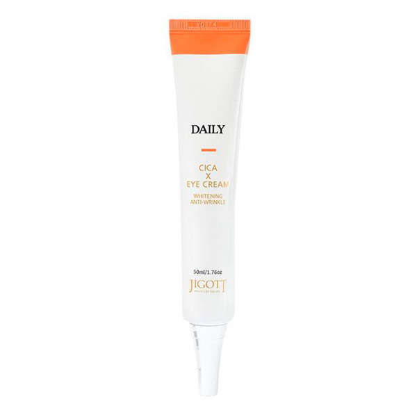 Ежедневный крем для век с экстрактом центеллы азиатской, Daily Real Cica Eye Cream, Jigott, 50 мл 