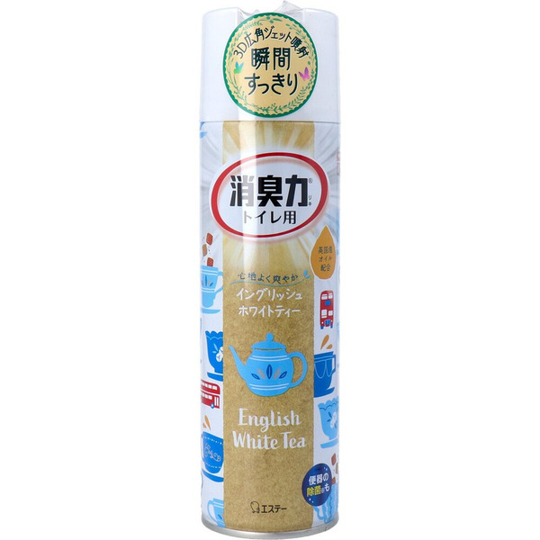 Спрей-освежитель воздуха для туалета с ароматом английского чая Shoushuuriki,  ST, 330 мл