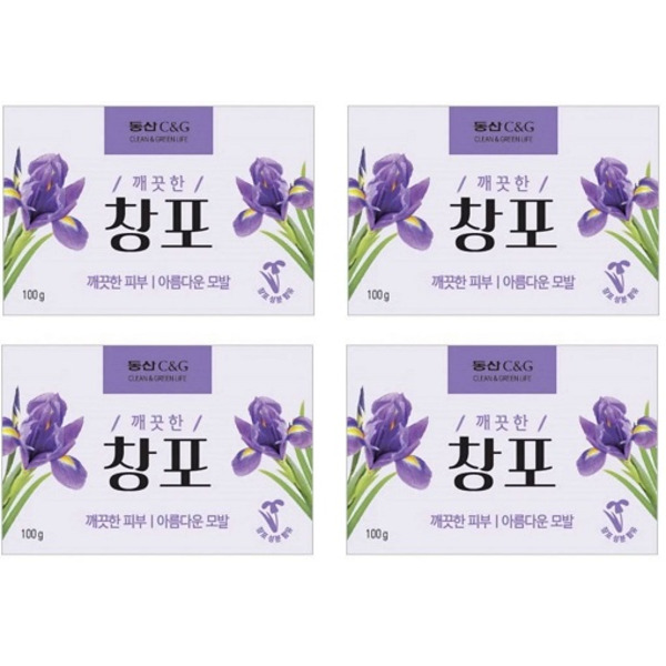 Набор Туалетное мыло с экстрактом ириса, CLIO 4 х 100 г