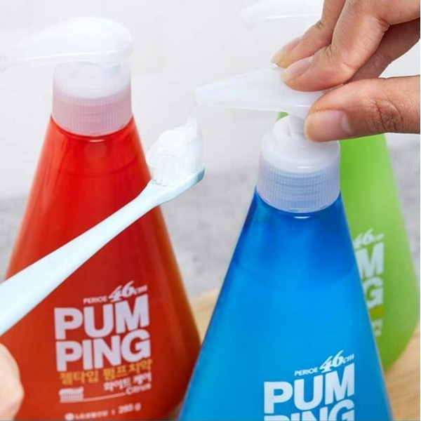 Зубная паста Original Pumping Toothpaste (аромат мяты) PERIOE, LG H&H  285 г