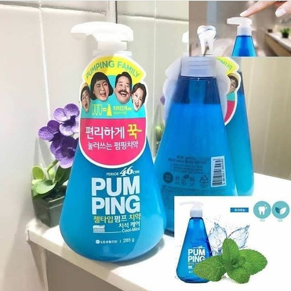 Зубная паста Original Pumping Toothpaste (аромат мяты) PERIOE, LG H&H  285 г