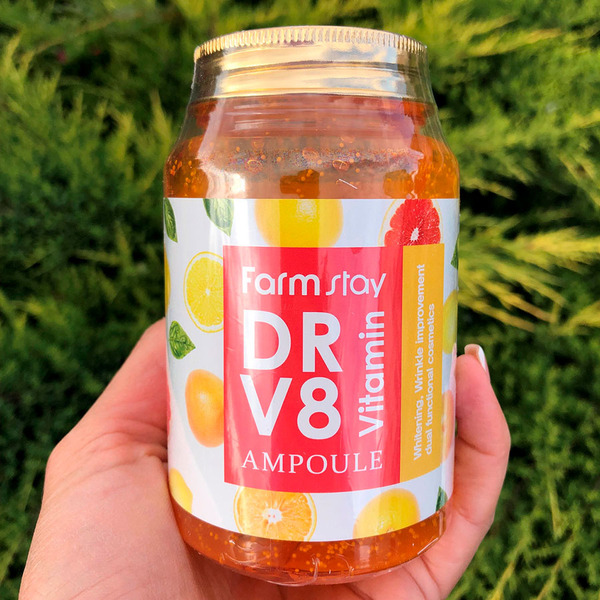 Ампульная сыворотка с витаминами DR-V8 Vitamin Ampoule, FARMSTAY  250 мл