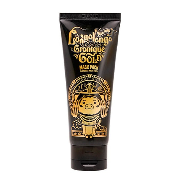 Маска-пленка на основе пептидного комплекса и золота Hell-Pore Longolongo Gronique Gold Mask Pack, ELIZAVECCA  100 мл