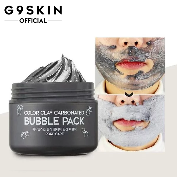 Маска для лица глиняно-пузырьковая G9Skin Color Clay Carbonated Bubble Pack, BERRISOM 100 мл