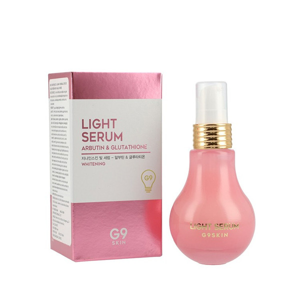 Легкая осветляющая сыворотка для лица Whitening Light Serum Arbutin and Glutathione, BERRISOM 50 мл