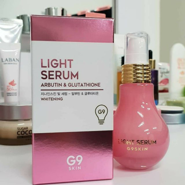 Легкая осветляющая сыворотка для лица Whitening Light Serum Arbutin and Glutathione, BERRISOM 50 мл